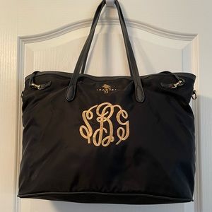 JPK Paris 75 Black & Gold Tote/Shoulder Bag. EUC